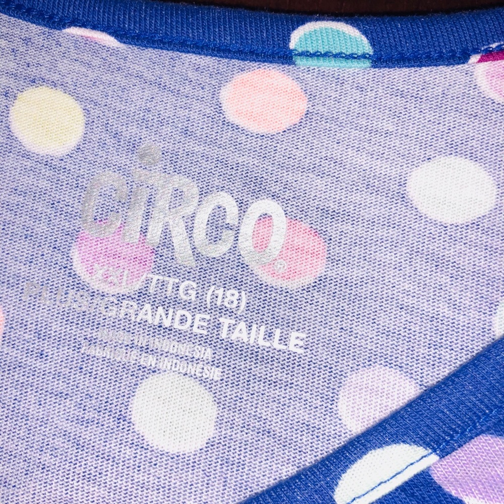 Girls long sleeved polka dot dress